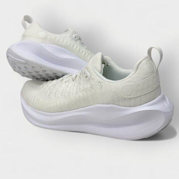 Nike React Infinity Run Flyknit 4 Wide Women’s 7 White FN0880-101 Running Shoe - Picture 11 of 13